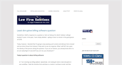 Desktop Screenshot of lawfirmsolutions.com